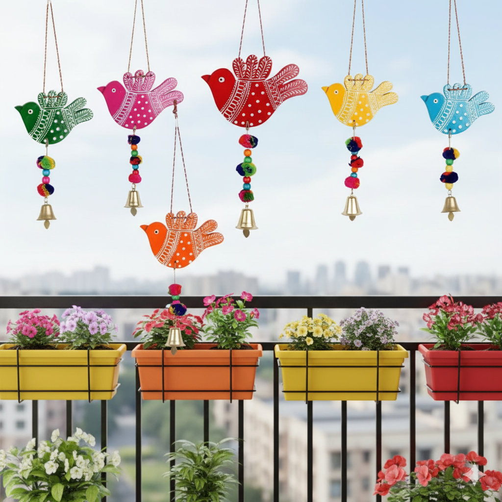 Colorful Birds Wall & Door Hanging