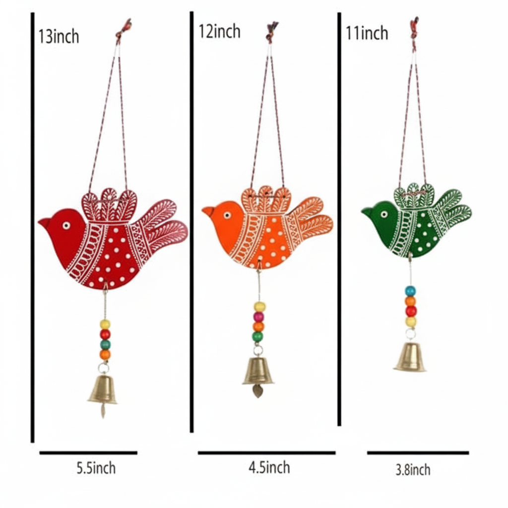 Colorful Birds Wall & Door Hanging