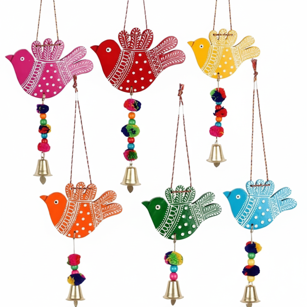 Colorful Birds Wall & Door Hanging